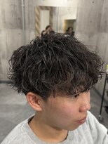 ビカムメンズヘアー 栄店(become men's hair)&nbsp;無造作パーマ/名古屋栄/メンズカット/波巻き/ツイストスパイラル