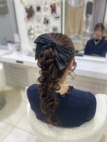 ヘイルジューシー(hail JUICY)&nbsp;編み下ろし/個性派ヘア/熊本/お呼ばれヘア