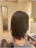 外はねミディアム×ラベンダーベージュ