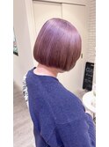 ピンクパープルのショートボブ【RIE】