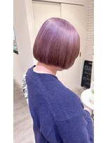 コル(CoL)&nbsp;ピンクパープルのショートボブ【RIE】