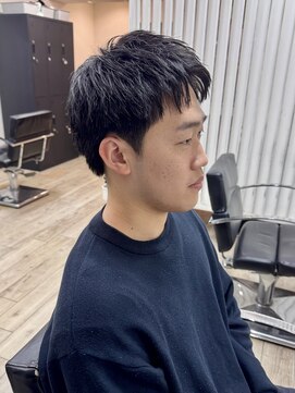 アイヴィー 池袋(IVY) 池袋アップバングショート◎[池袋メンズ美容室］