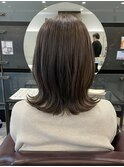外ハネ　顔周りレイヤー