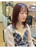 カグヤヒメ ドゥイ(kaguyahime doui) 10代20代30代ピンクカラーレイヤースタイル