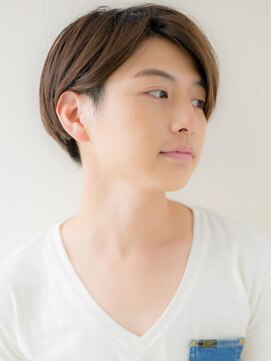 モッズヘア メン 仙台愛子駅前店(mod's hair men) 七三分け斜めバング清潔感スマートマッシュa仙台愛子