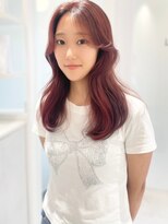 ノア 四条大宮店(noah)&nbsp;赤みを抑えたワインレッドカラー 20代30代