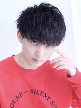 リップス 二子玉川店 (LIPPS) 黒髪ツーブロ刈り上げ無造作マッシュ
