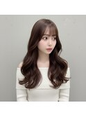 美髪レイヤーカット/くびれロングレイヤー/韓国ヘア