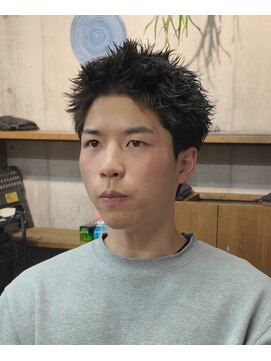 メゾンフォーメン(Maison for men) スパイキーショートパーマ