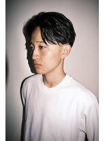 ゾーイ ケゴ 天神今泉(ZOEY kego) センターパート × 七三ビジネススタイル