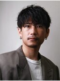 men's hair/波巻きツイストスパイラル/ニュアンスパーマ