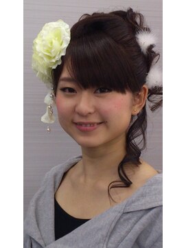 みいなの店 成人式　アップスタイル