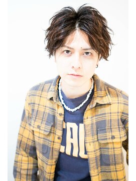 メンズヘア パーカット 下北沢南口店(MEN'S HAIR PERCUT) ラッギッドセンターパート