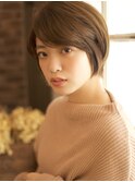 ナチュラルフェミニンな簡単ショートスタイル☆