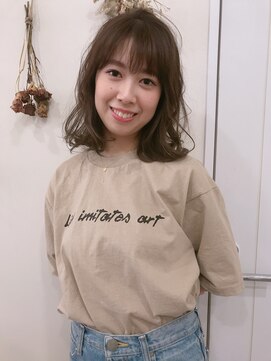 コルク バイ マグ 松本駅前(COLK by Mag) 【COLK】ふんわりバレイヤージュボブ20代30代人気切りっぱなし