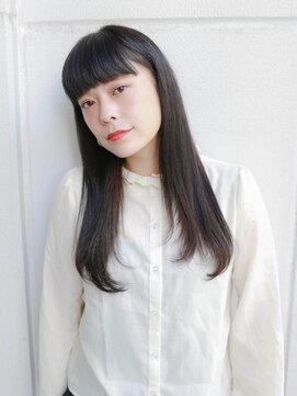 ルティア(Lutia) 暗髪スタイル ナチュラルストレート 縮毛矯正★★