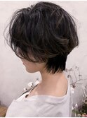 【FORM】ナチュラルウェーブとエッジショート
