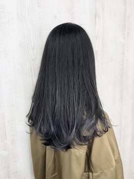 ラッズプラスエイチ(Lads+h) 【Lads+h 】パールグレー☆ハイライトグラデーションカラー