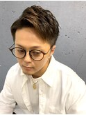ツーブロック×ビジネス×７：３ <理容室> <立川/床屋/メンズ>