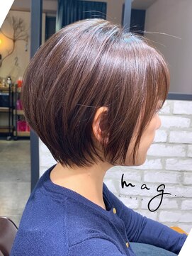 アヴァロン(AVALON) 【mag ginza】伸ばしかけでもキレイなショートボブ