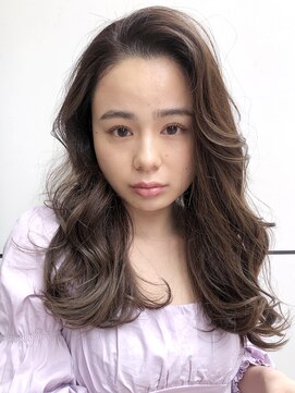 アイティー バイ アルバム 浦和店(IT by ALBUM) ラフウェーブ_ココアブラウンフリンジウェーブ_47233