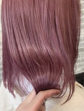 グロウ 上野御徒町(grow) ピンクベージュ/ハイライトカラー/小顔/ボブルフ[上野/御徒町］