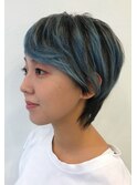 【pams】スローカラー×ショートマッシュ
