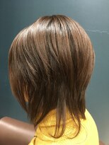 ヘアサロンアンドヘアメイクディー(hair salon hair make D)&nbsp;仙台D　大人ヘルシーヘア×ミニウルフ×ミディアムボブ