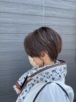 琉月 枝松店 ハンサムショート×ハイライト