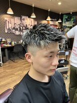 スウェル ジャンティ(SWELL gentil)&nbsp;メッシュ　短髪　ショート　ブリーチ