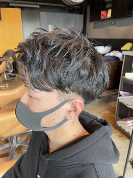 クレップスヘアーヒマワリ(CRE'PS HAIR HIMAWARI) spiral perm