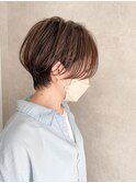 ニュアンスカラーハンサムショート