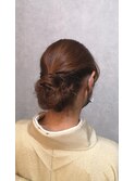 訪問着ヘアセット