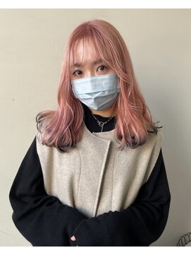ホワイトルーム(White Room) white pink × dark brown