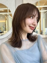 アフロートリノ(AFLOAT Leino)&nbsp;小顔ヘルシーレイヤースタイル透明感カラー【修】20代30代40代