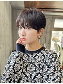 20代30代40代50代/丸みショート/クビレ/前髪あり/表参道