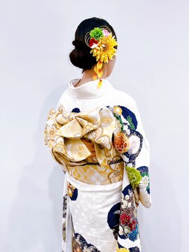 ジラ ヘアアンドメイク(girra HAIR&MAKE) 成人式ヘアセット着付け