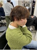 レディースマッシュ×癖風なパーマ