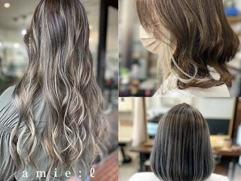 アミーリットル(amie:litre)の写真/【いつまでも若々しく♪】シルバーカラーから白髪までお任せ☆一人ひとりの髪質に合わせたカバーをご提案♪