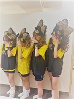 横濱ハイカラ美容院(haikara美容院) 体育祭へアセット　コーンロウ+盛り髪