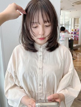 ケーツー あべのキューズモ－ル店(K-two) 顔周りレイヤー*レイヤーカット*シャギーカット*ベージュカラー