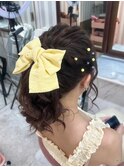 ガーリースタイル/心斎橋/ヘアメ/セットサロン