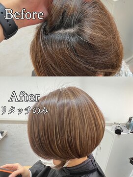 エクラート ミリア 船橋(ECLART milia) 《魅せるグレイヘア》白髪ぼかしカラー/白髪染め[船橋]