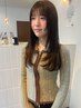 【女性Stylist 宮本限定】ナチュラルカット＋透明感カラー