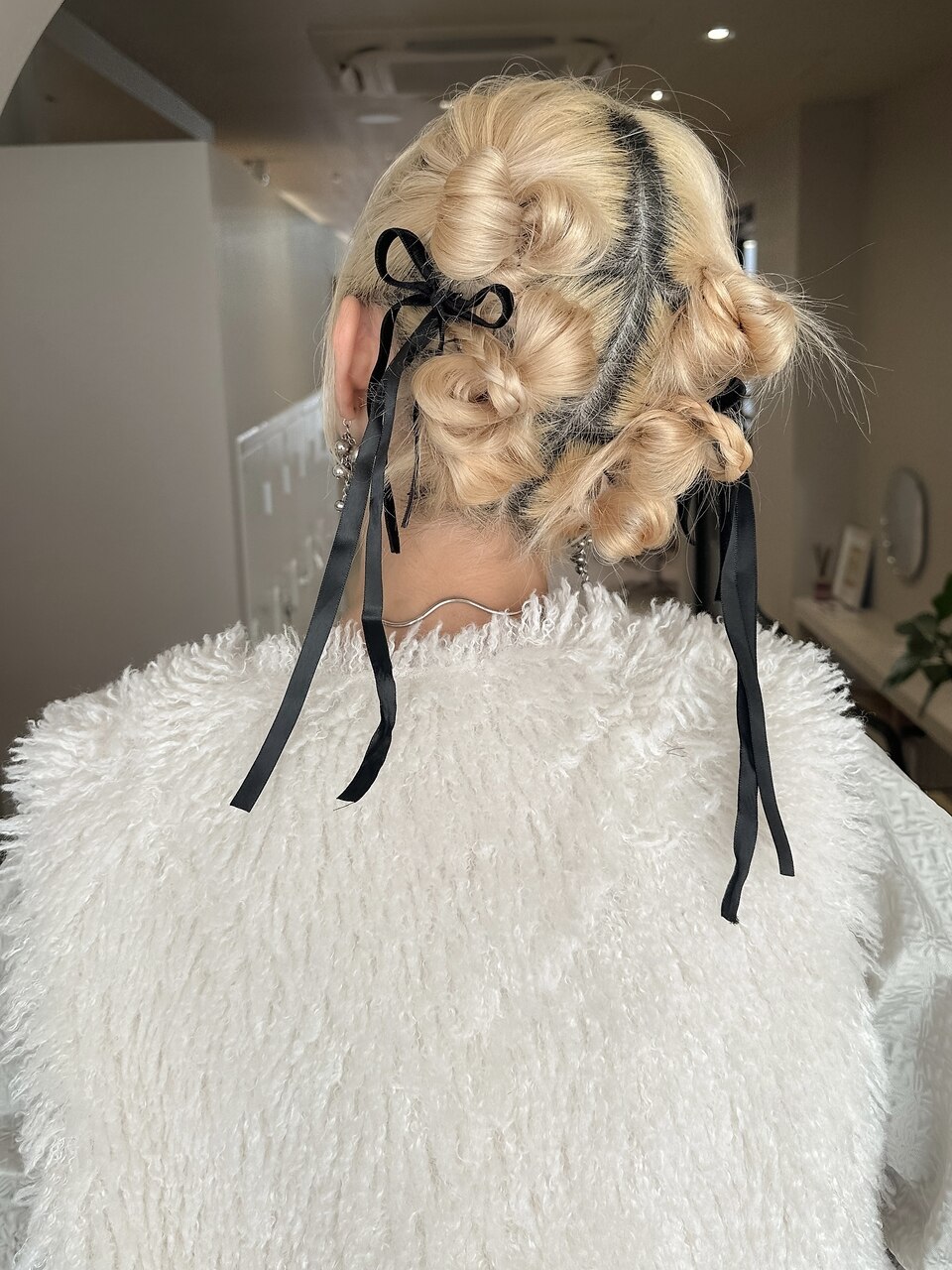 ハイトーンピンクベージュ/ブリーチ/表参道