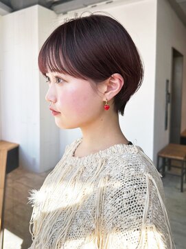 アイティーバイアルバム 松戸店(IT by ALBUM) ショート美髪顔周りレイヤー前髪カット_ba510321