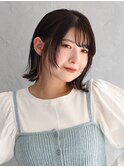 20代30代ウルフインナーカラー立体感小顔丸み乾かすだけ