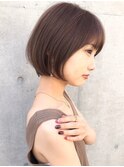 ★大人可愛いホワイトブロンド外ハネボブセミディ#227f0401