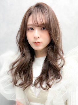 ラフィスヘアー シャルム 渋谷店(La fith hair charme) 【La fith】ふんわりロング×オリーブベージュ×モテヘア