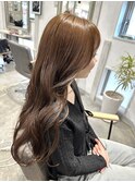 明るめマロンベージュ